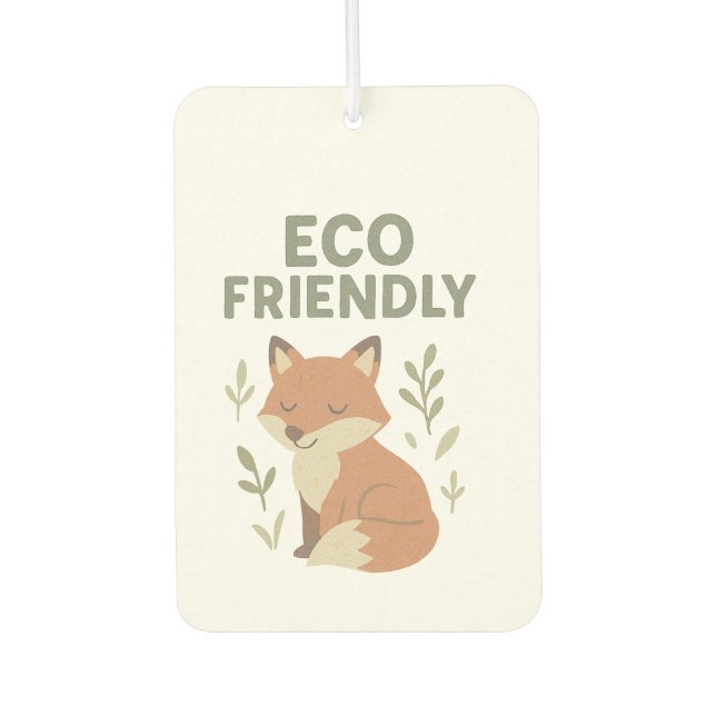 Désodorisant Pour Voiture Renard éco-responsable (Devant)