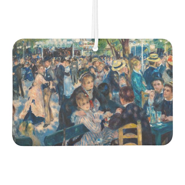 Désodorisant Pour Voiture Renoir - Danse au Moulin de la Galette (Devant)
