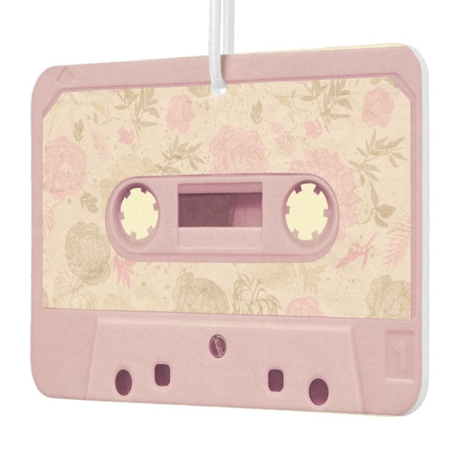 Désodorisant Pour Voiture Rétro Pink Cassette Bande Air Freshener (Gauche)