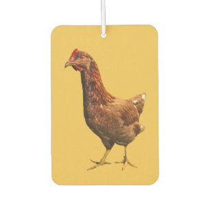 Désodorisant Pour Voiture Rhode Island Red Hen Chicken Air Freshener