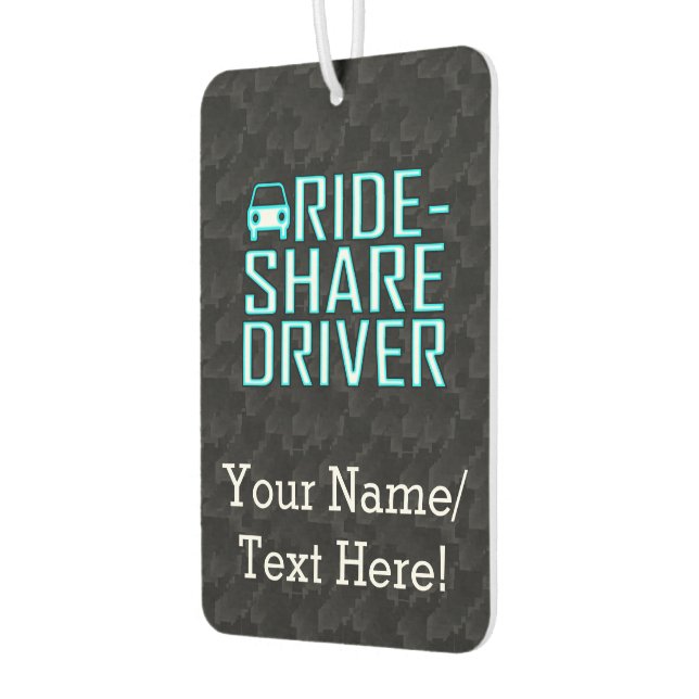 Désodorisant Pour Voiture Ride Share Driver Rideshare Driving (Gauche)