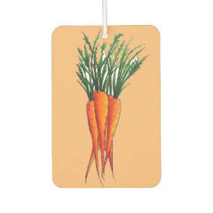 Désodorisant Pour Voiture Ripe Vegetable Garden Carottes Bunch Veggie Veg