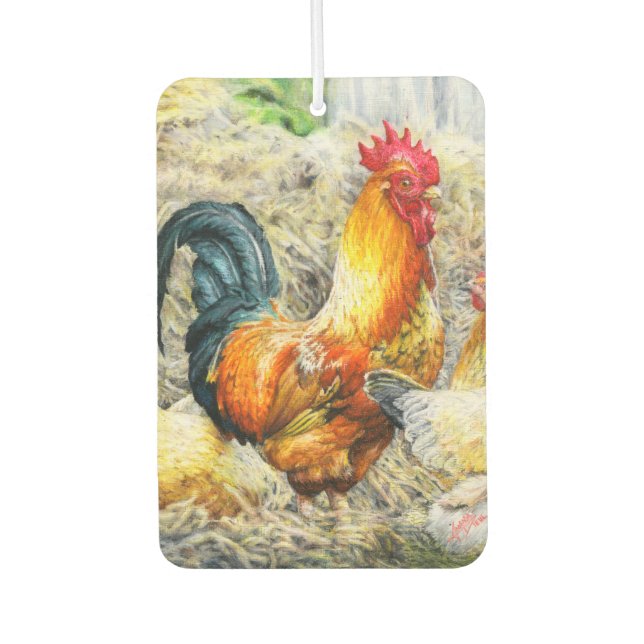 Désodorisant Pour Voiture Rooster Fière (Devant)