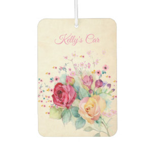 Désodorisant Pour Voiture Rose Bouquet