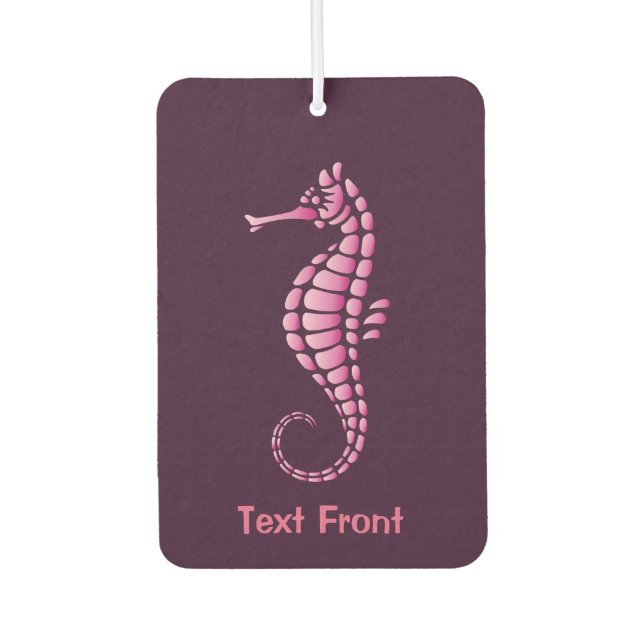 Désodorisant Pour Voiture Rose hippocampe (Devant)