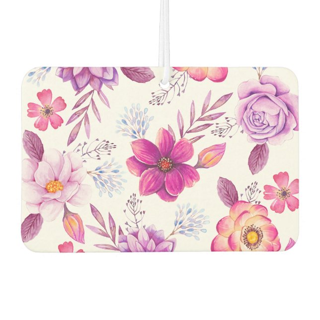 Désodorisant Pour Voiture Rose violette (Devant)