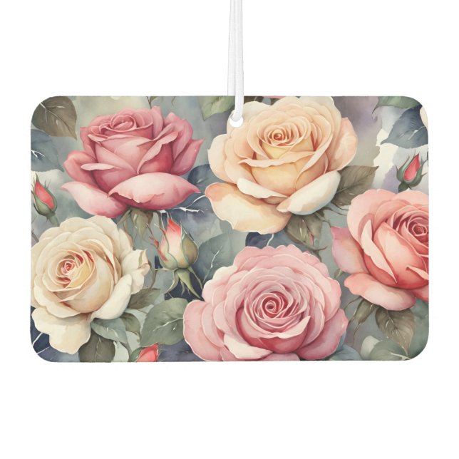 Désodorisant Pour Voiture Roses anciennes (Devant)