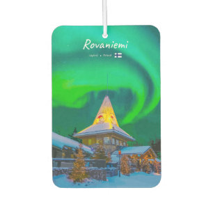 Désodorisant Pour Voiture Rovaniemi, Finlande - Aurore magique 