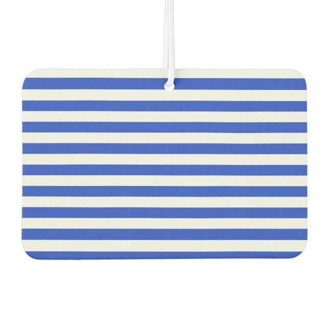 Désodorisant Pour Voiture Royal Blue Combination Stripes par Shirley Taylor (Devant)