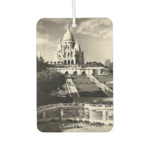 Désodorisant Pour Voiture Sacré-Coeur vintage de Montmartre à Paris Photo