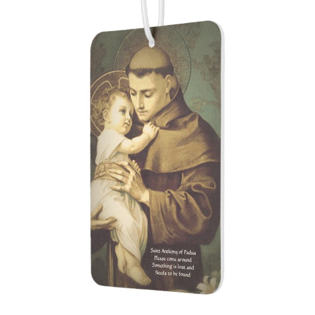 Désodorisant Pour Voiture Saint Anthony Prière de Restauration des objets pe (Gauche)