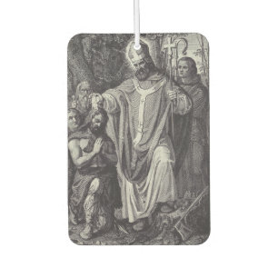 Désodorisant Pour Voiture Saint Boniface, Apôtre Premium d'Allemagne
