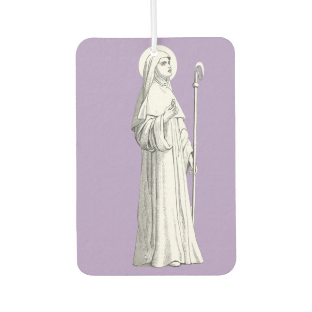 Désodorisant Pour Voiture Sainte Catherine de Sienne Vierge (Devant)