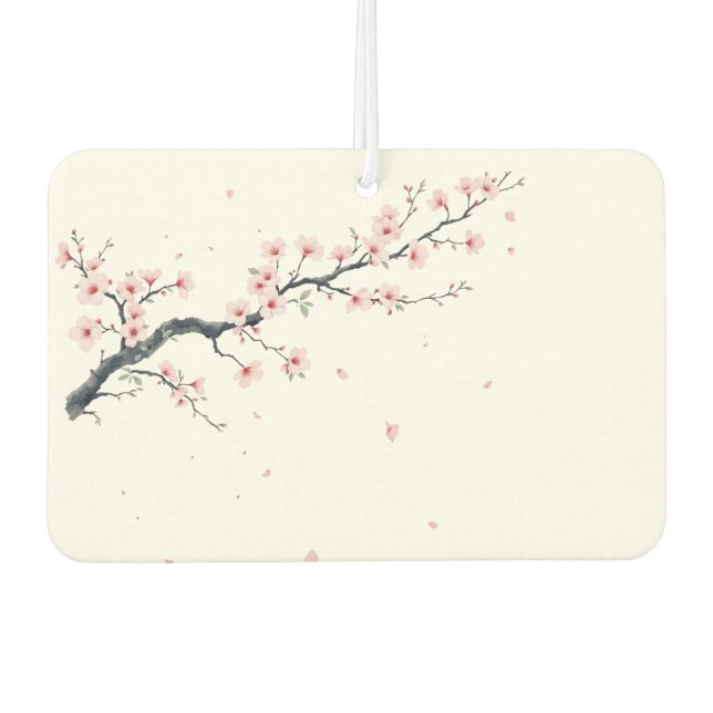 Désodorisant Pour Voiture Sakura Cherry Blossom Branch Air Freshener (Devant)