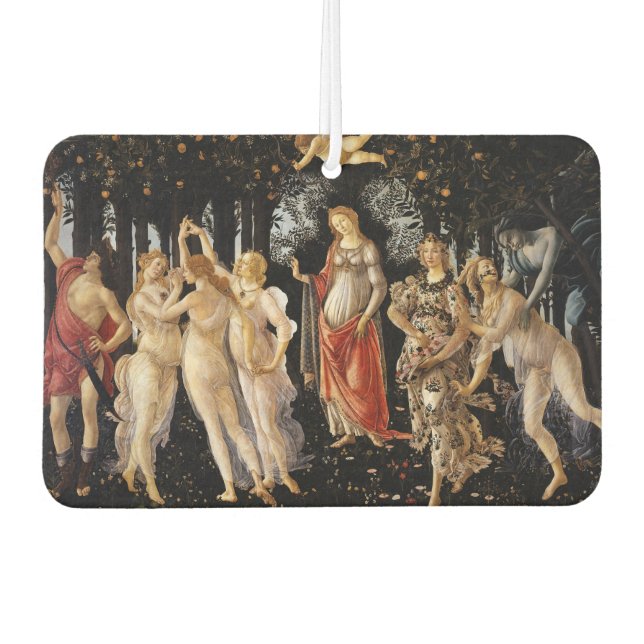 Désodorisant Pour Voiture Sandro Botticelli - La Primavera (Devant)