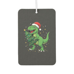 Désodorisant Pour Voiture Santa T Rex Dinosaure de Noël