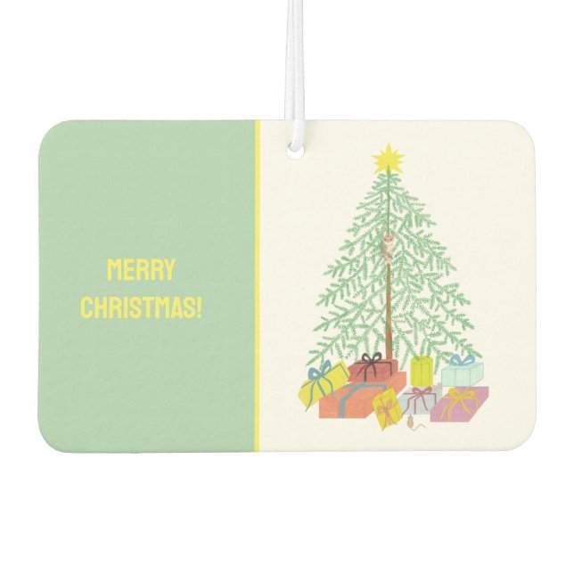 Désodorisant Pour Voiture Sapin de Noël (Devant)