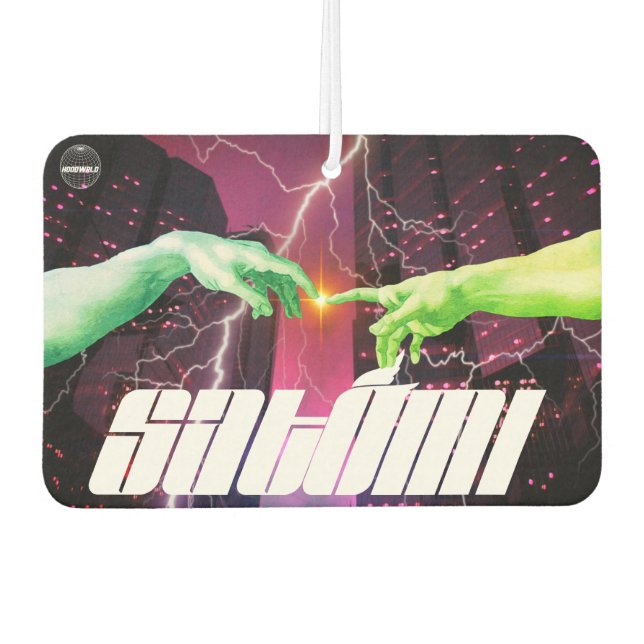 Désodorisant Pour Voiture satomi moto "2e contact" (Devant)