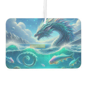 Désodorisant Pour Voiture Scène océanique de Dragon’s Cove — Dragon fantasti