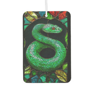 Désodorisant Pour Voiture Serpent Vert Suspendu Parfum pour Voiture Intérieu
