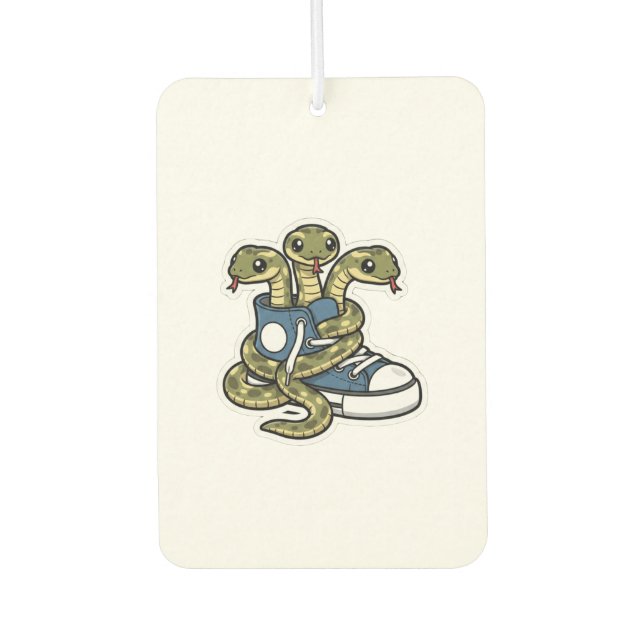 Désodorisant Pour Voiture Serpents sur chaussures (Devant)
