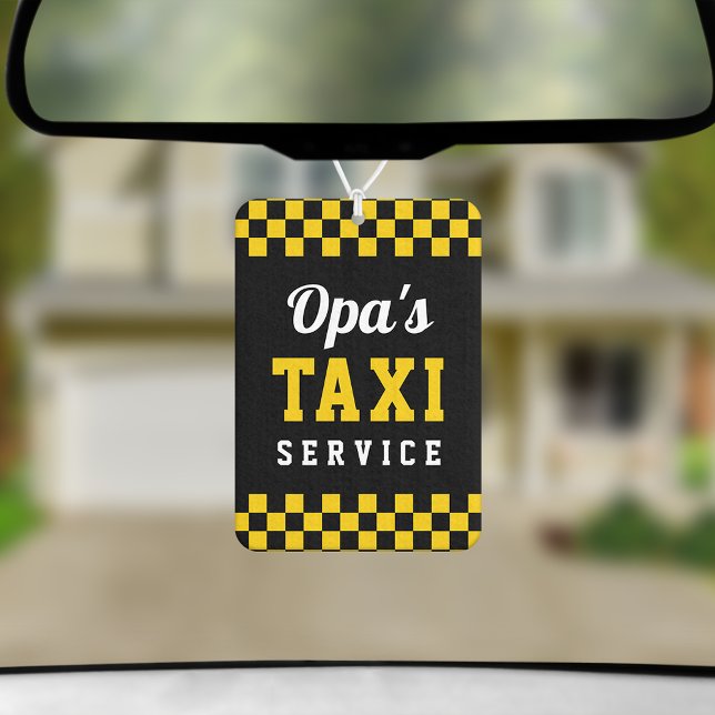 Désodorisant Pour Voiture Service de taxi d'Opa | Cadeau de grand-père migno (Créateur téléchargé)