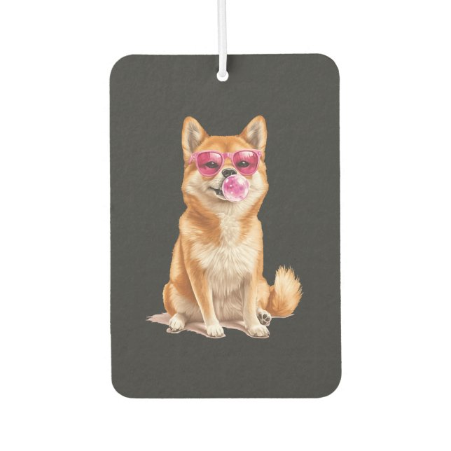 Désodorisant Pour Voiture Shiba Inu    (Devant)