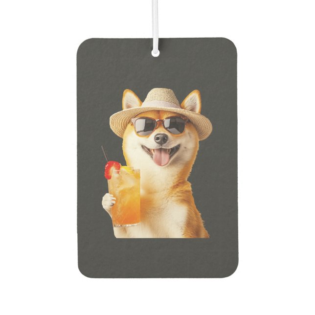 Désodorisant Pour Voiture Shiba Inu     (Devant)