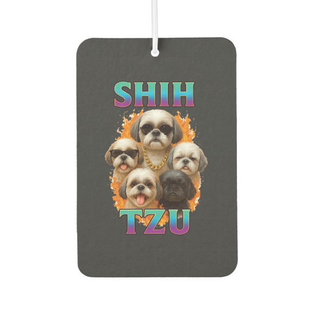 Désodorisant Pour Voiture Shih Tzu  (Devant)