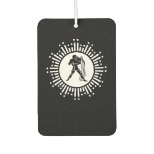 Désodorisant Pour Voiture Signe du zodiaque Verseau, motif de l'explosion d'