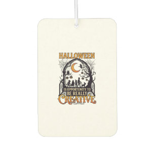 Désodorisant Pour Voiture Silhouette Créatif Enfants Halloween Croissant de 