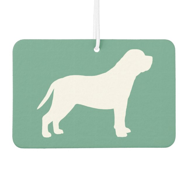 Désodorisant Pour Voiture Silhouette de Mastiff (Devant)