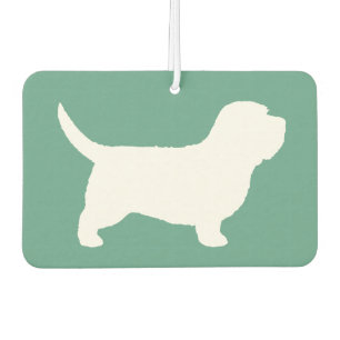 Désodorisant Pour Voiture Silhouette de Petit Basset Griffon Vendéen PBGV