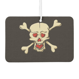 Désodorisant Pour Voiture Skull with Hearts