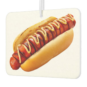 Désodorisant Pour Voiture SlipperyJoe's hot dog ambiance estivale BBQ niché
