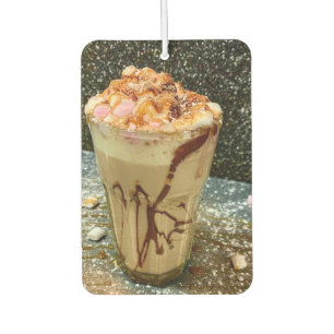 Désodorisant Pour Voiture s'mores café avec crème fouettée et marshmallow