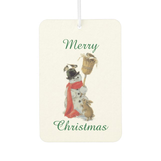 Désodorisant Pour Voiture Snowman Et Ses Amis (Devant)