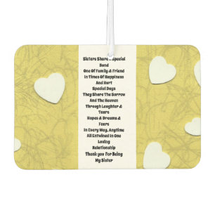 Désodorisant Pour Voiture Soeur Inspirante