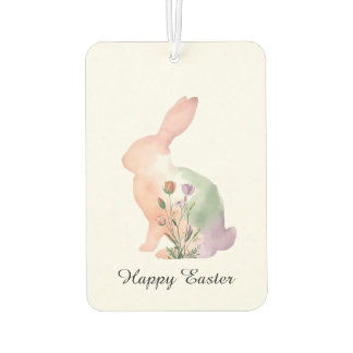 Désodorisant Pour Voiture Soft Watercolour Easter Bunny