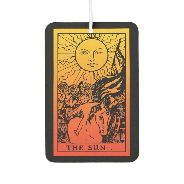 Désodorisant Pour Voiture Soleil Tarot Gradient Air Freshener (Devant)