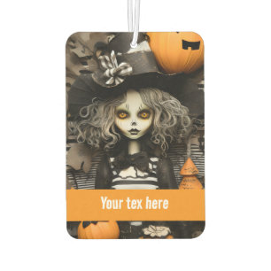 Désodorisant Pour Voiture Sorcière d'Halloween