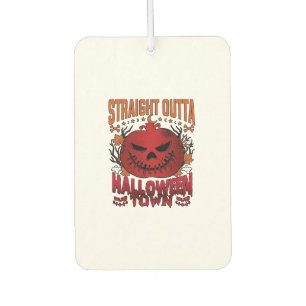 Désodorisant Pour Voiture Sortis d'Halloween Town Fantômes de citrouille rou
