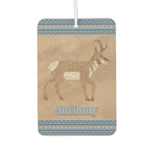 Désodorisant Pour Voiture Southwest Walking Pronghorn Antelope Personnalisé