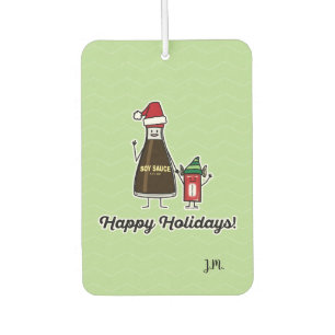 Désodorisant Pour Voiture Soy Sauce Bouteille Paquet enfant Noël Père Noël