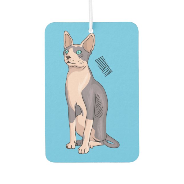 Désodorisant Pour Voiture Sphynx cat (Devant)