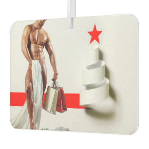 Désodorisant Pour Voiture Spirale en papier blanc pour achats de Noël de Sli
