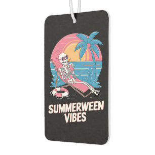 Désodorisant Pour Voiture Squelette de Summerween Vacances d'été Plage Drôle