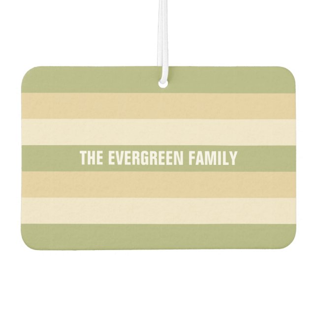 Désodorisant Pour Voiture Stripes Motif sur mesure voiture air frais (Devant)