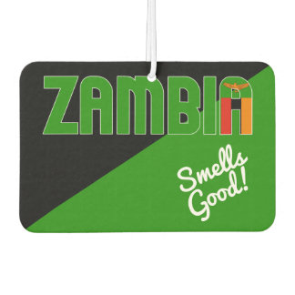 Désodorisant Pour Voiture Stunning Zambia Flag Air Freshener