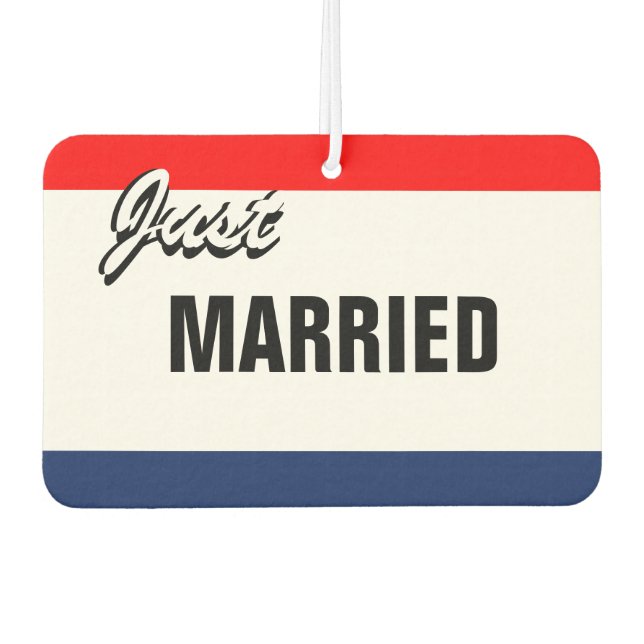 Désodorisant Pour Voiture Style de concession Signalisation Marié (Devant)